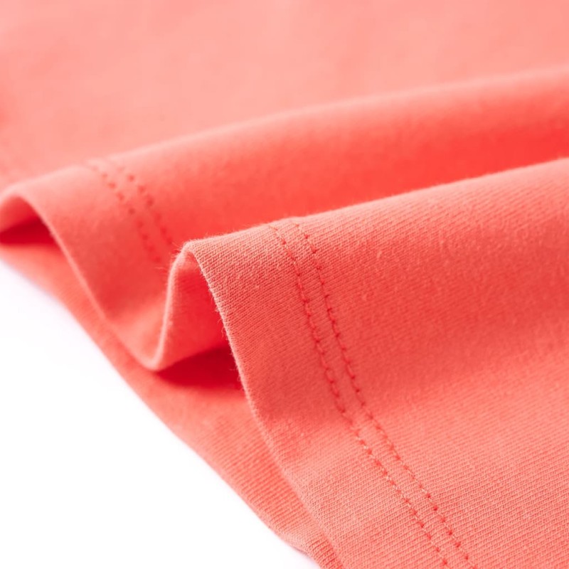 Korall színű gyerekpóló 92