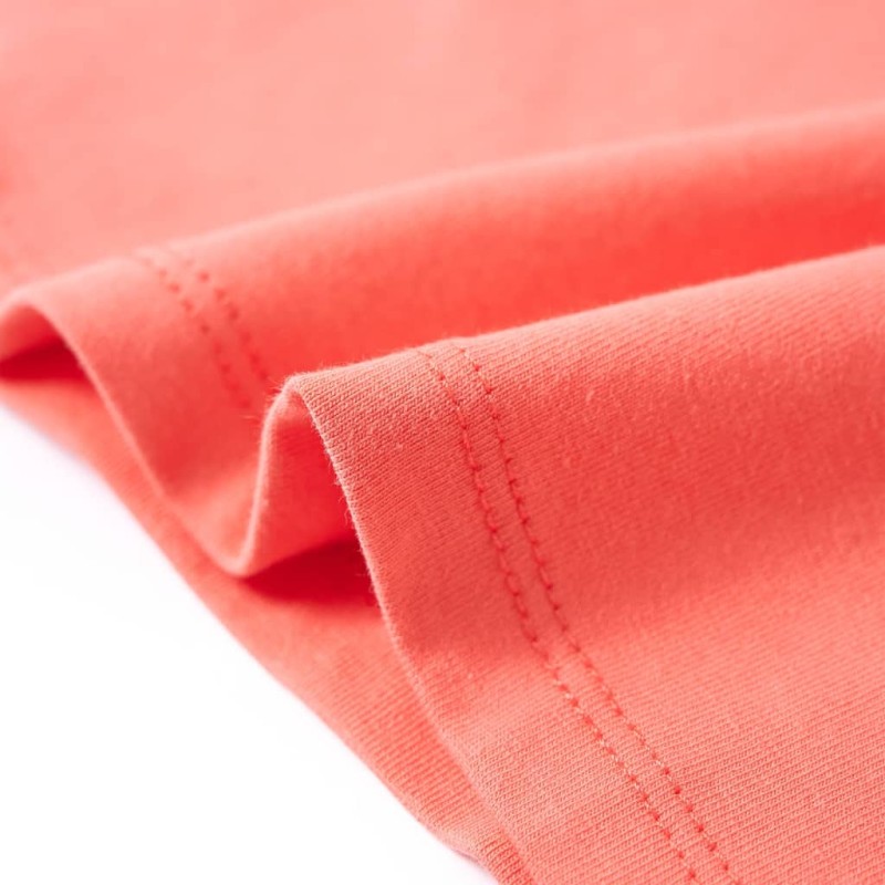 Korall színű gyerekpóló 128