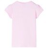 Világos rózsaszín gyerekpóló 128