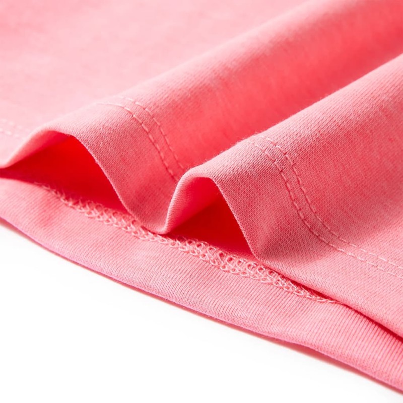 Neon rózsaszín gyerekpóló 140