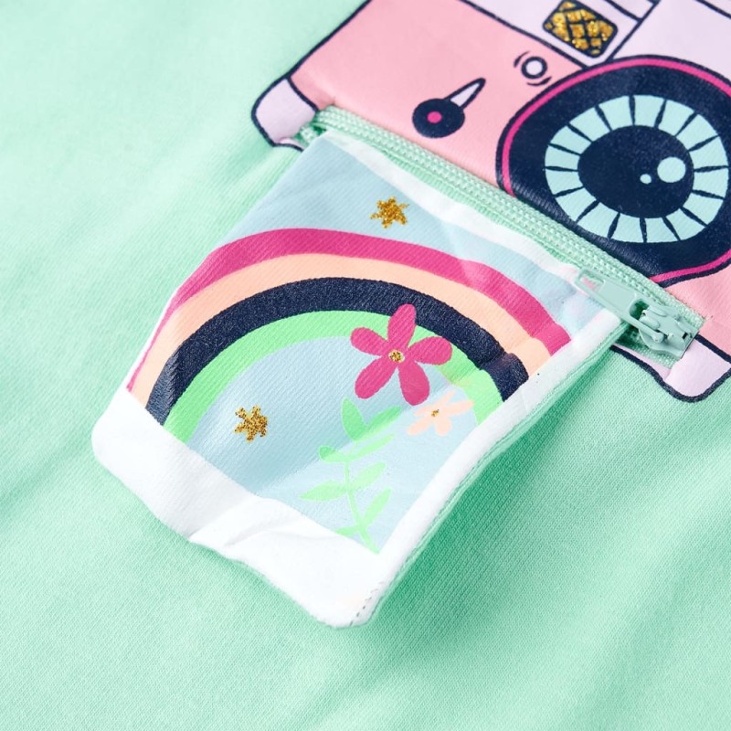 Világoszöld gyerekpóló 104