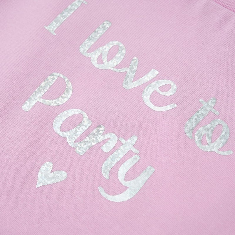 Lila fodros ujjú gyerekpóló 92