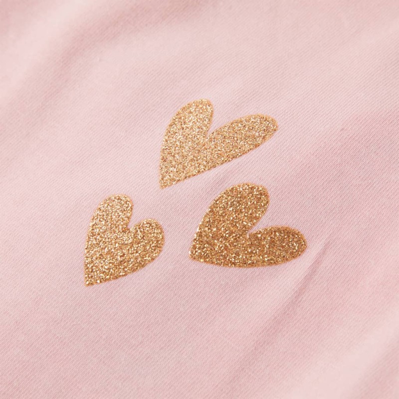 Világos rózsaszín gyerek felső 128