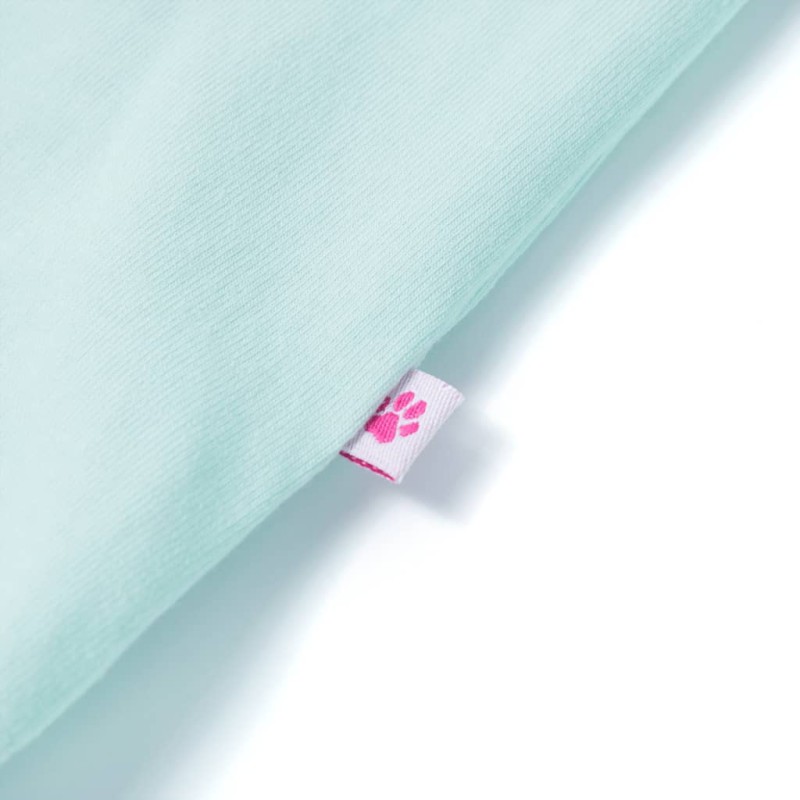 Világosmenta színű gyerekfelső 92