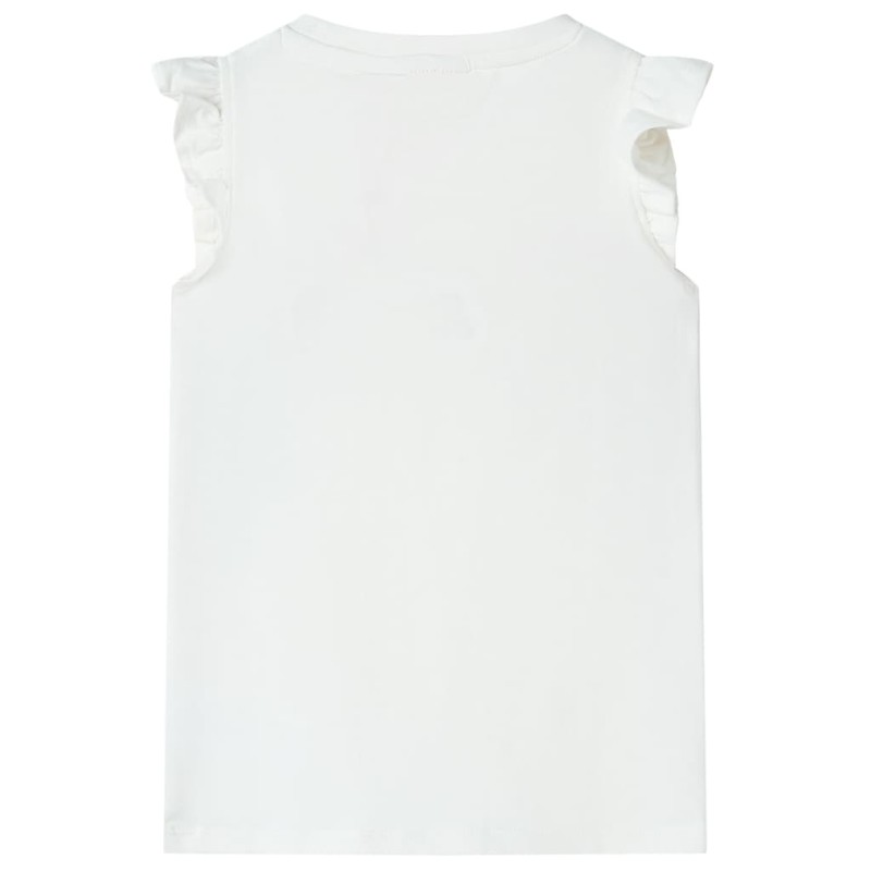 Ekrü színű gyerekpóló 128