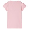 Világos rózsaszín gyerekpóló 140
