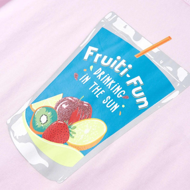 Halvány rózsaszín gyerekpóló 116