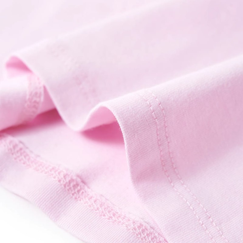 Halvány rózsaszín gyerekpóló 140