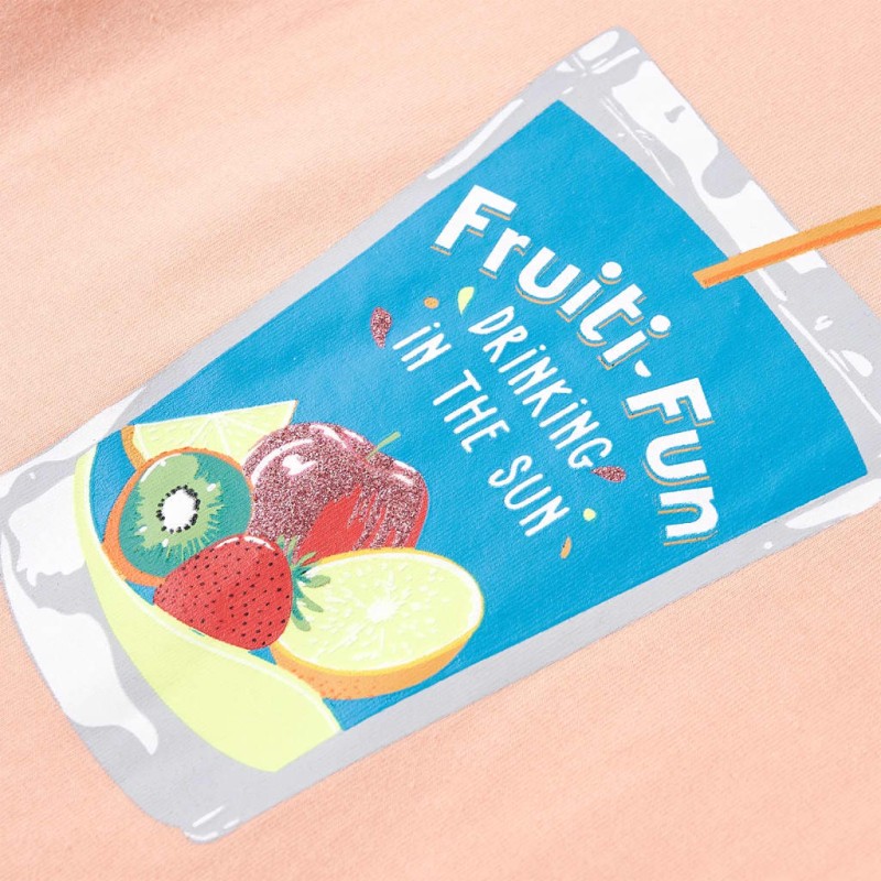 Halvány narancssárga gyerekpóló 140