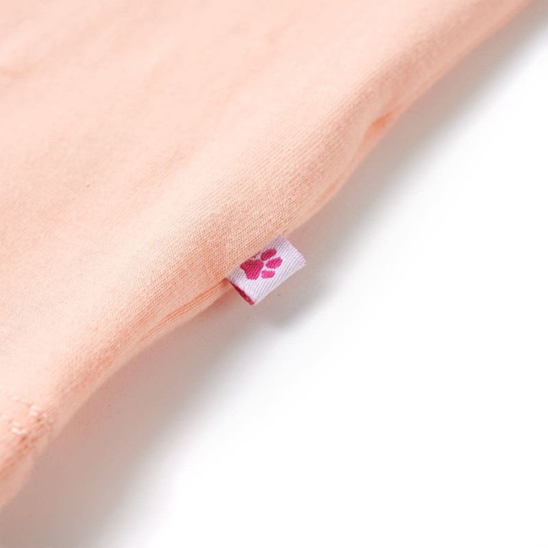 Halvány narancssárga gyerekpóló 140