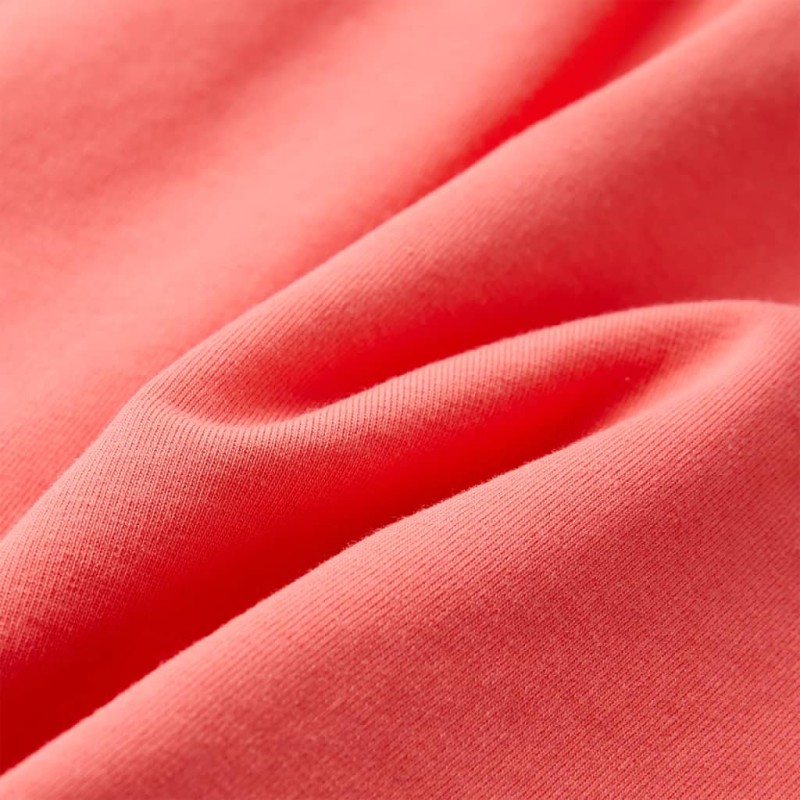 Korall színű gyerekruha húzózsinórral 104