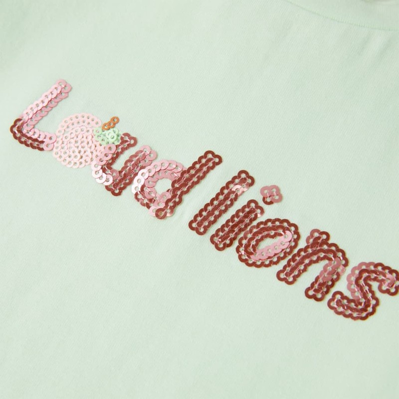 Halvány zöld buggyos ujjú gyerekpóló 104