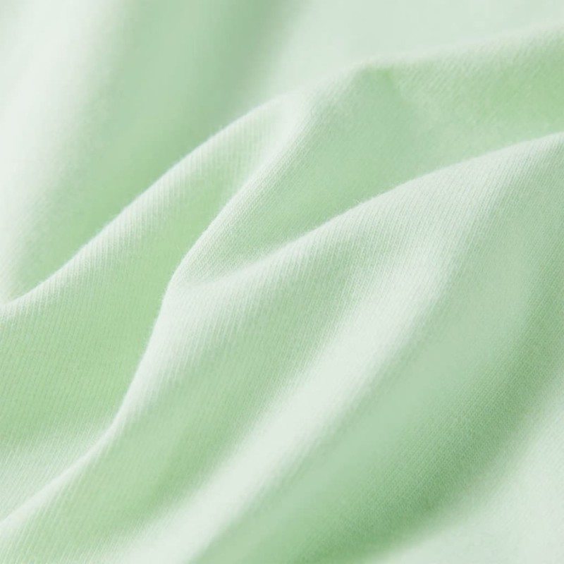 Halvány zöld buggyos ujjú gyerekpóló 140