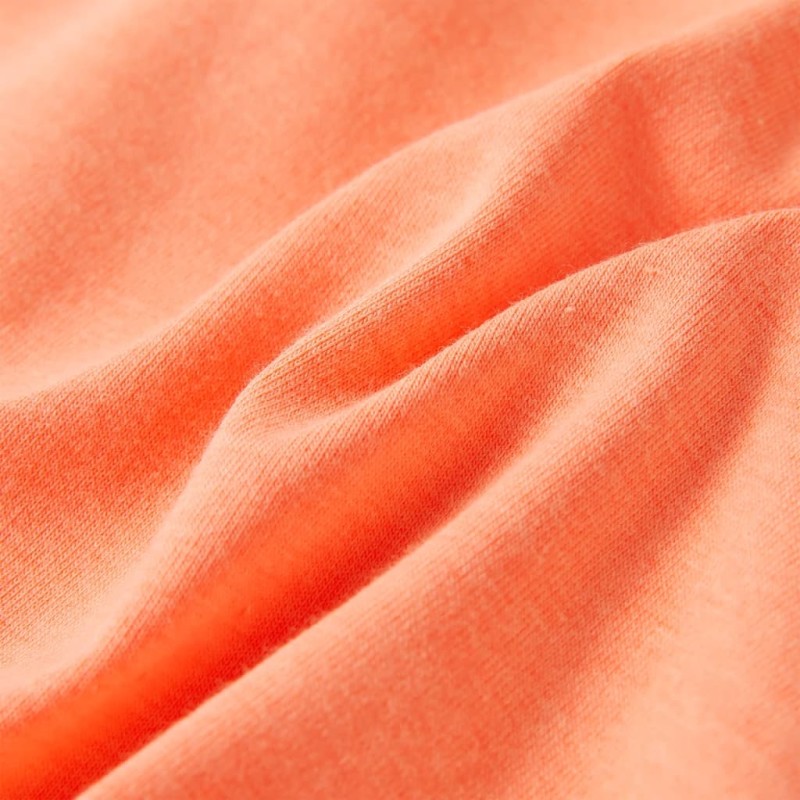 Neon narancssárga buggyos ujjú gyerekpóló 92