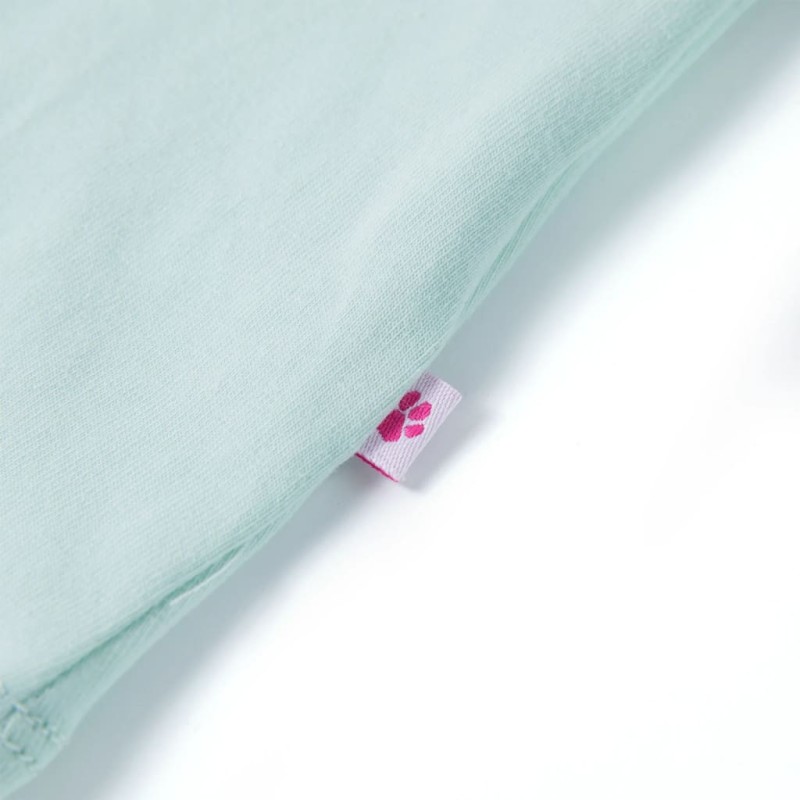 Világos mentaszínű gyerek felső 116