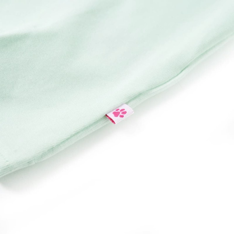 Világosmenta színű gyerekpóló 92