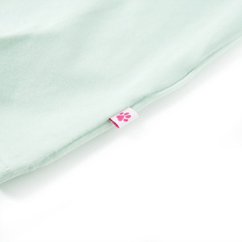 Világosmenta színű gyerekpóló 128