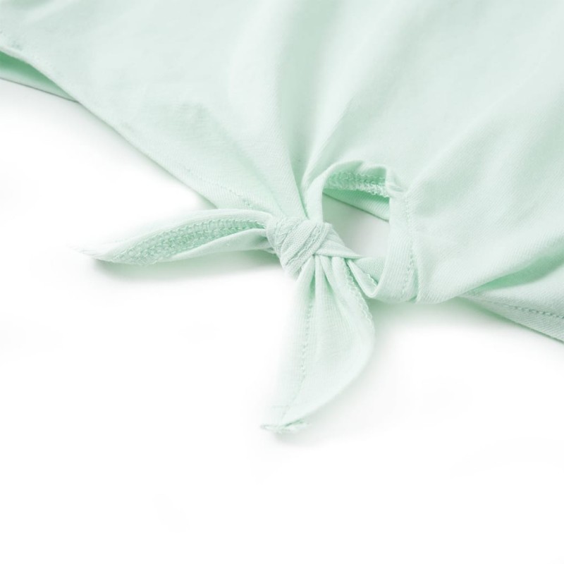 Világosmenta színű gyerekpóló 128