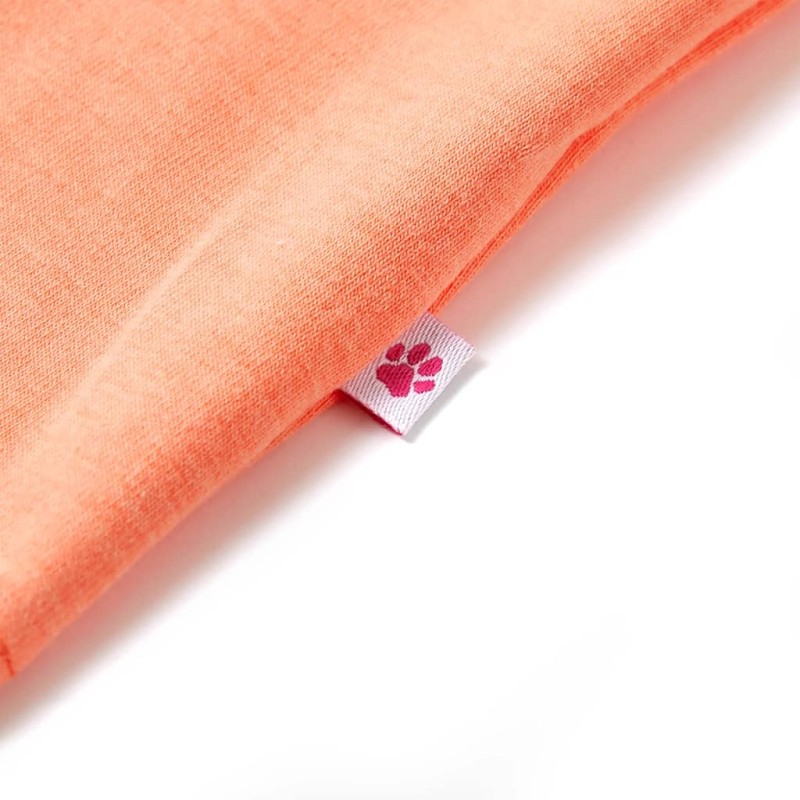 Neon narancssárga gyerekpóló 104