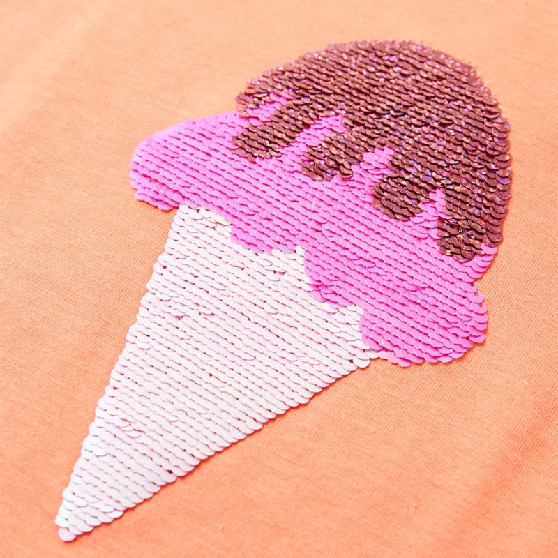 Neon narancssárga gyerekpóló 128