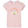 Világos rózsaszín gyerekpóló 104