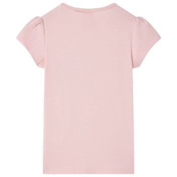Világos rózsaszín gyerekpóló 128