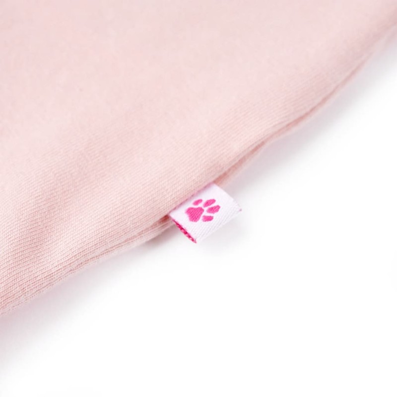 Világos rózsaszín gyerekpóló 140