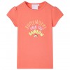 Korall színű gyerekpóló 104