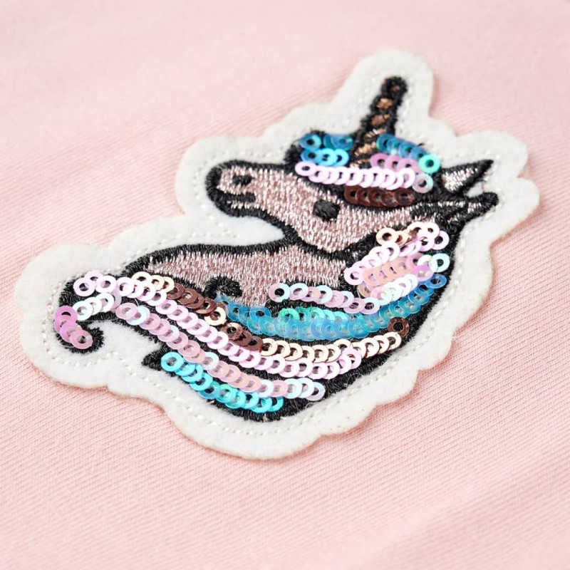 Világos rózsaszín gyerekpóló 140