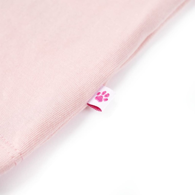 Világos rózsaszín gyerekpóló 140