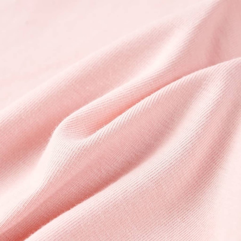 Világos rózsaszín gyerekpóló 140