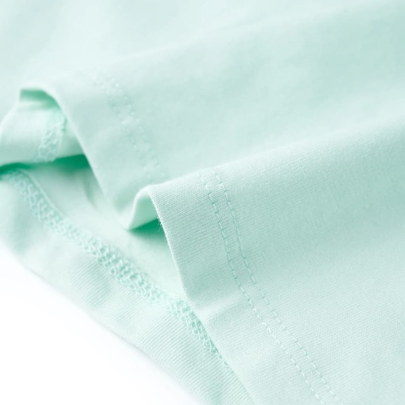 Világosmenta színű gyerek felső 140