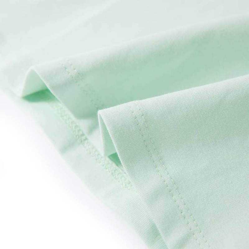 Világosmenta színű gyerekpóló 92