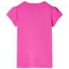 Sötét rózsaszín buggyos ujjú gyerekpóló 92