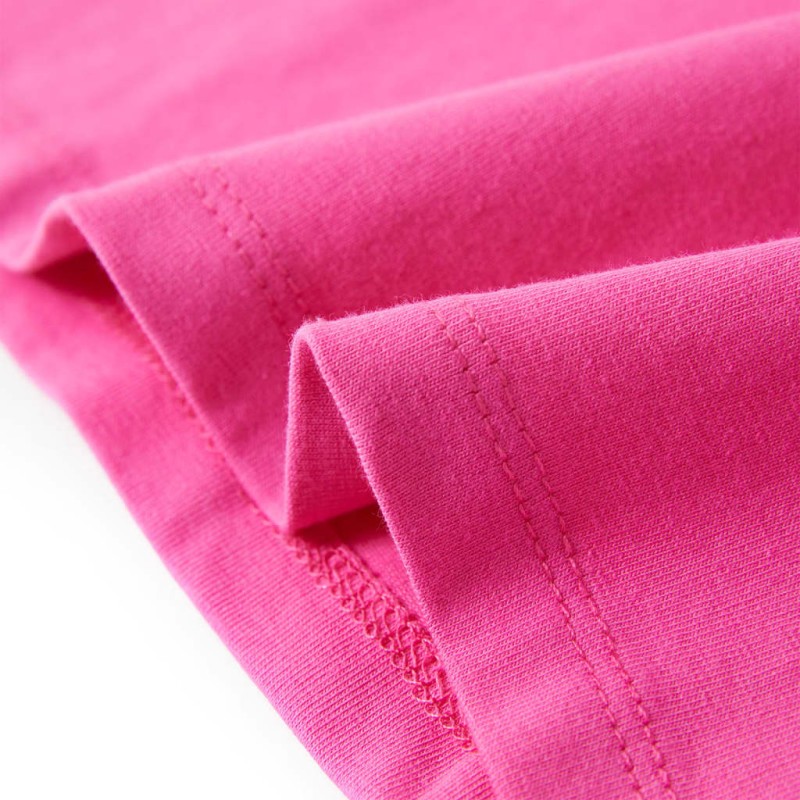 Sötét rózsaszín buggyos ujjú gyerekpóló 92