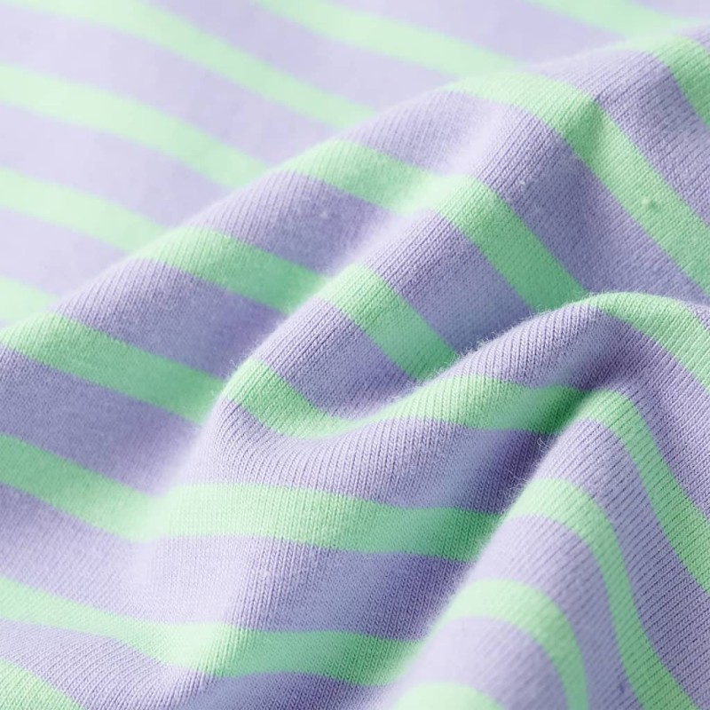 Világos mentaszínű csíkos egyenes gyerekszoknya 92