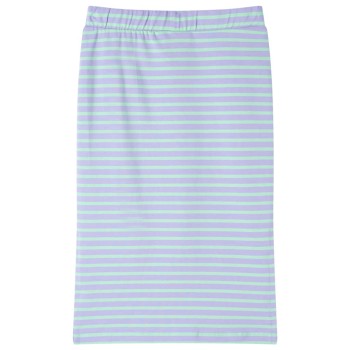Világos mentaszínű csíkos egyenes gyerekszoknya 104