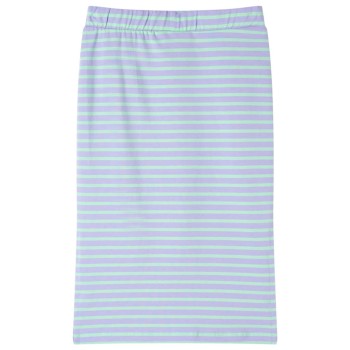 Világos mentaszínű csíkos egyenes gyerekszoknya 116