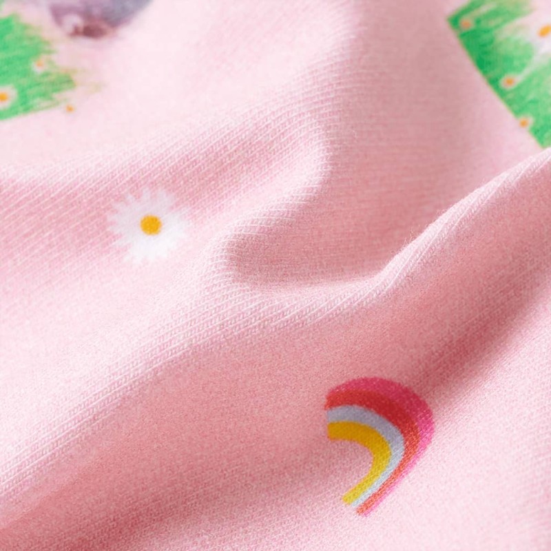 Világos rózsaszín gyerekrövidnadrág húzózsinórral 104