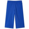 Kobaltkék széles szárú gyereknadrág 128