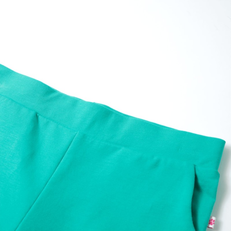 Mentaszínű széles szárú gyereknadrág 128