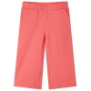 Korall színű széles szárú gyereknadrág 104