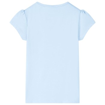 Világoskék gyerekpóló 128