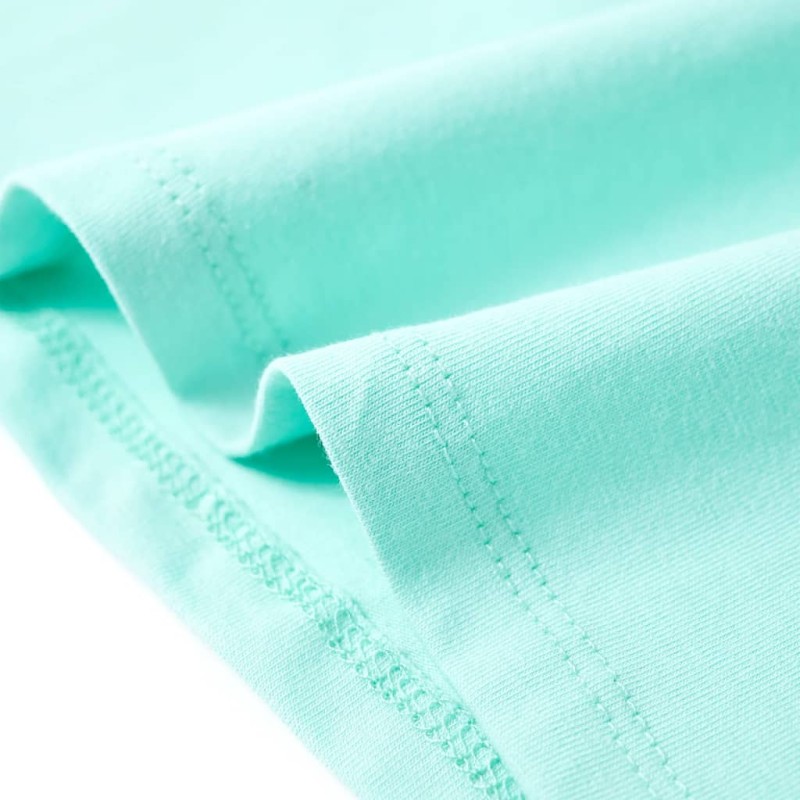 Világosmenta színű gyerekpóló 140