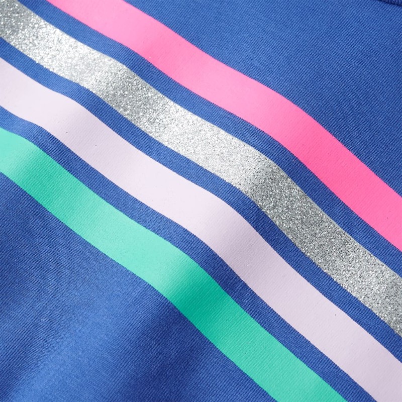 Kobaltkék gyerekruha húzózsinórral 140