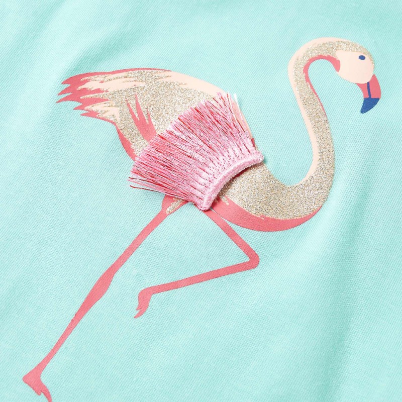 Világosmenta színű gyerek felső 92