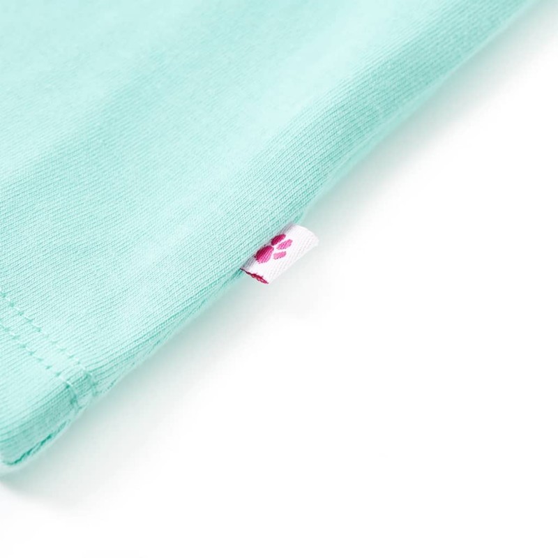 Világosmenta színű gyerek felső 128