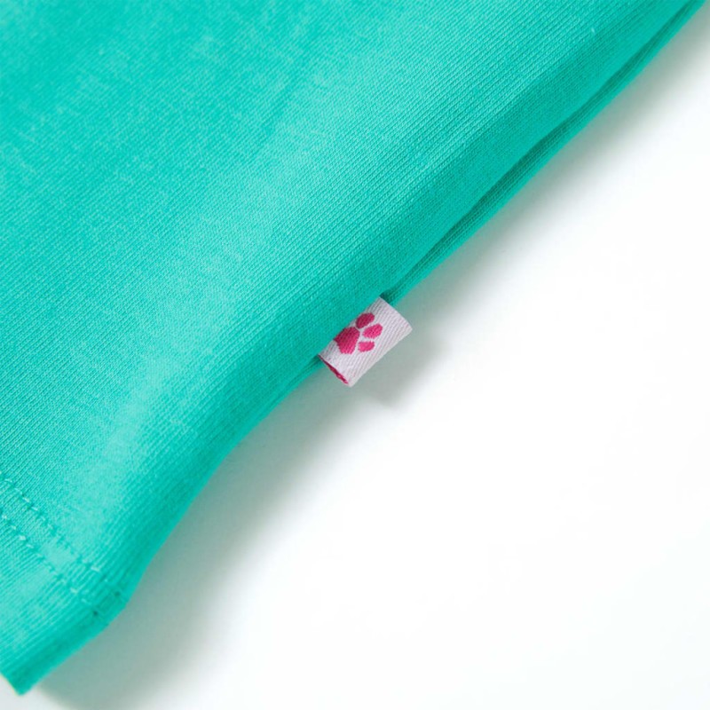 Menta színű gyerekpóló 140