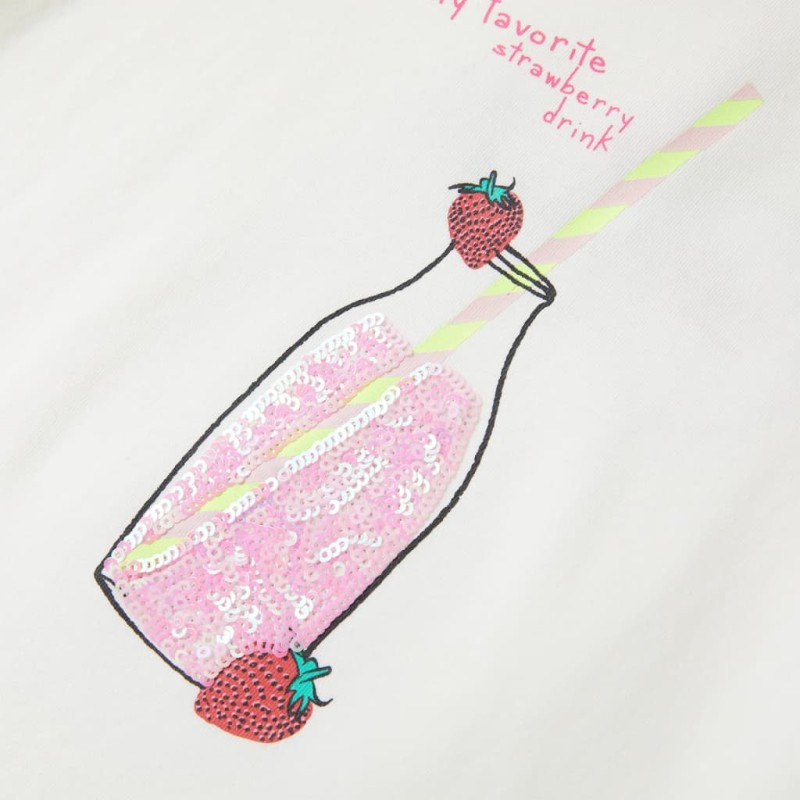 Ekrü színű gyerekpóló 140