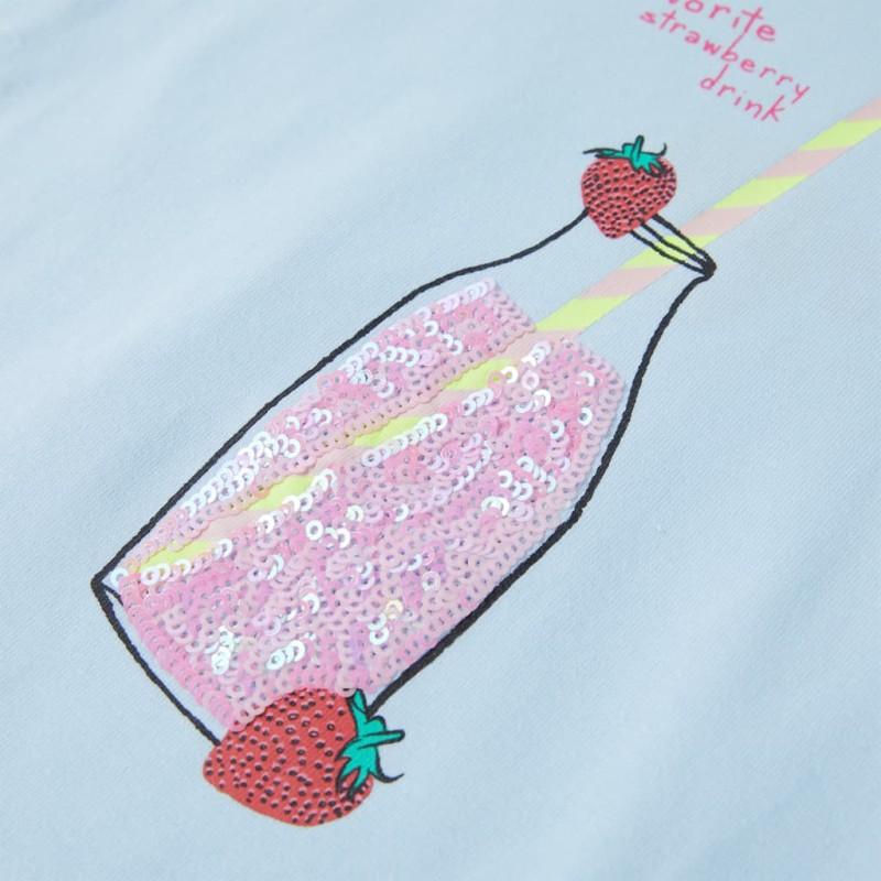 Halványkék gyerekpóló 140